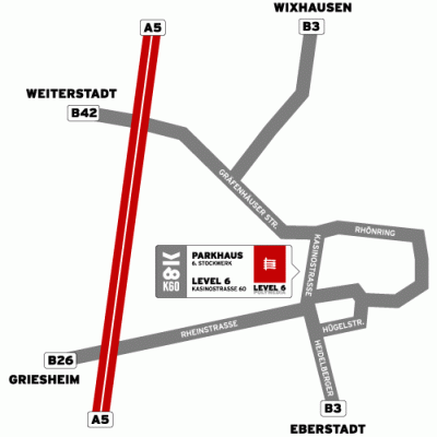 Anfahrt zu Level 6